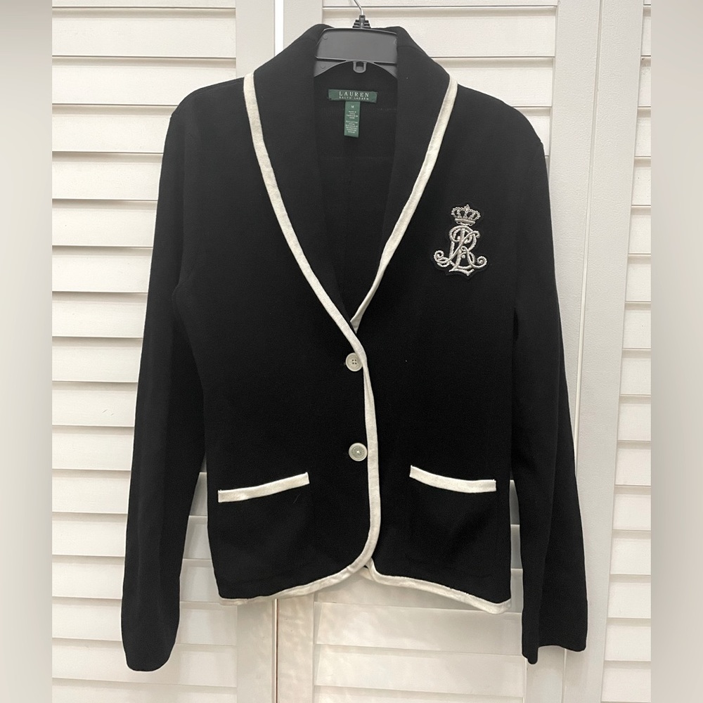 Polo Ralph Lauren 100% Cotton Sweater Cardigan Size M